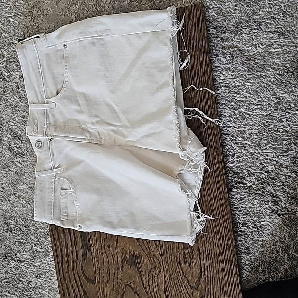 Old Navy,size 8,and white shorts.